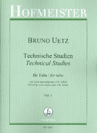 Technische Studien Band 1 fr Tuba