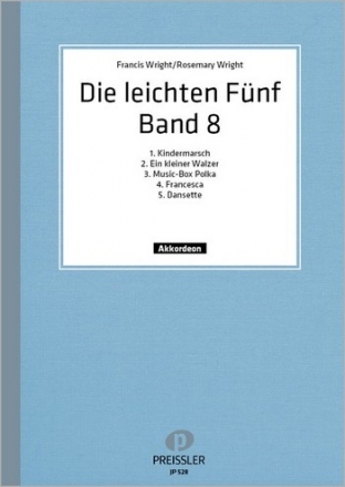 Die leichten Fnf Band 8 fr Akkordeon