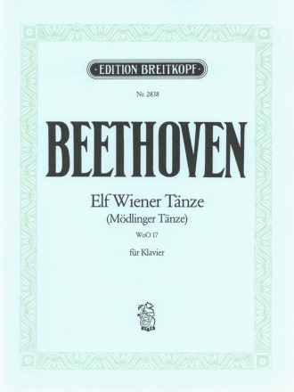 Elf Wiener Tnze WoO17 fr Klavier