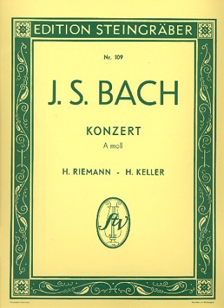 Konzert a-moll fr Klavier, Violine, Flte und Streicher bearbeitet fr 2 Klaviere