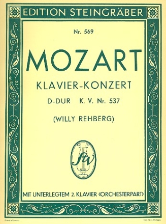 Konzert D-Dur KV537 fr Klavier und Orchester fr 2 Klaviere