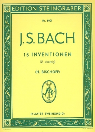 15 zweistimmige Inventionen fr Klavier