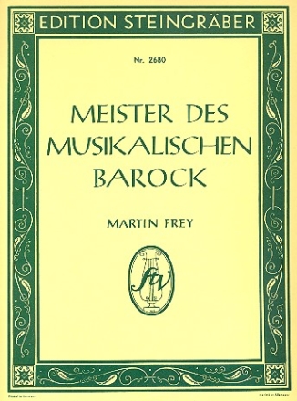 Meister des musikalischen Barock fr Klavier