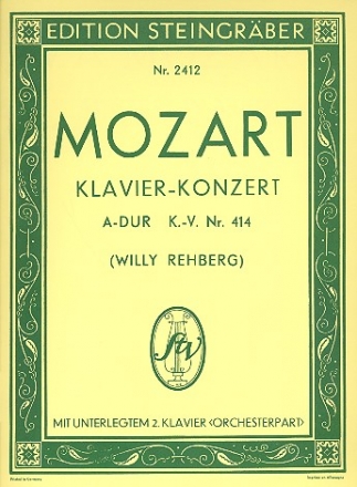 Konzert A-Dur KV414 fr Klavier und Orchester fr 2 Klaviere