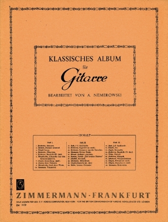 Klassisches Album Band 2 fr Gitarre