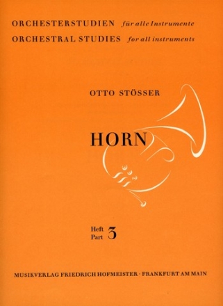 Orchesterstudien Band 3 fr Horn