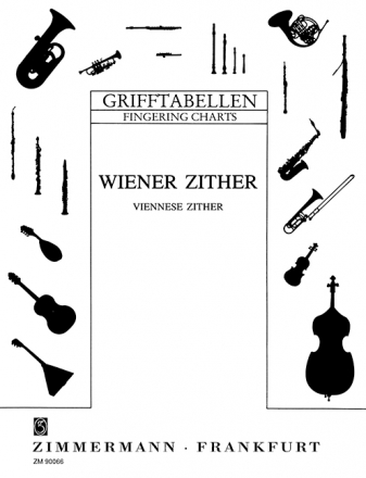 Grifftabelle fr Zither (Wiener Stimmung)
