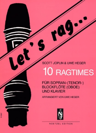 Let's rag...  fr Blockflte (S/T, Ob) und Klavier