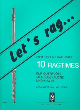 Let's rag...  fr Querflte (Altblockflte) und Klavier