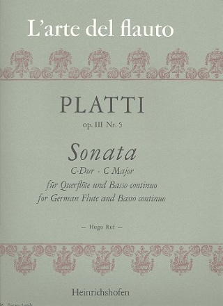 Sonate C-Dur op.3,5 fr Flte und Klavier
