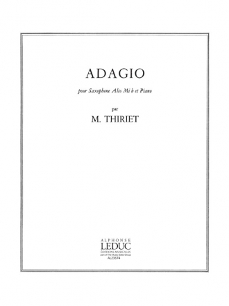 Adagio pour saxophne alto et piano
