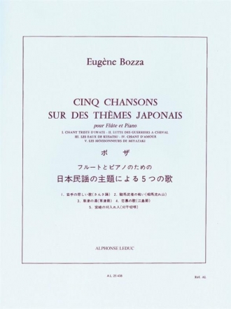 5 chansons sur des themes japonais pour flute et piano