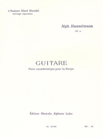 Guitare op.50 pice caractristique pour la harpe
