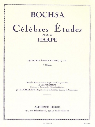 40 tudes faciles op.318 vol.2 pour la harpe