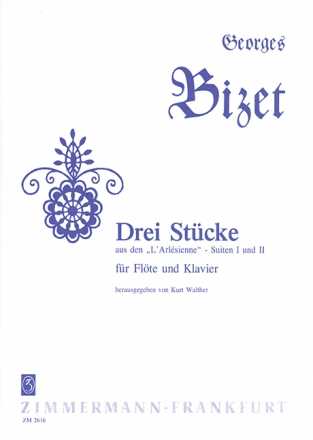 3 Stcke aus den l'Arlesienne-Suiten 1 und 2 fr Flte und Klavier