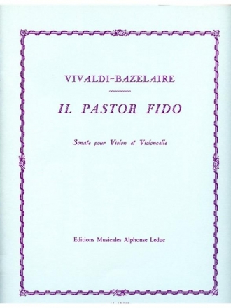 Il pastor fido sonate op.13 pour violon et violoncelle