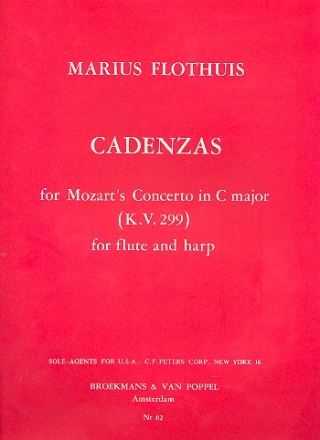 Cadenzas for Mozart's Concerto KV299 for flute and harp