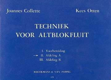 Techniek voor altblokfluit vol.2  