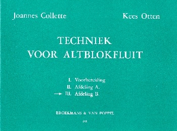 Techniek voor Altblockfkluit vol.3  
