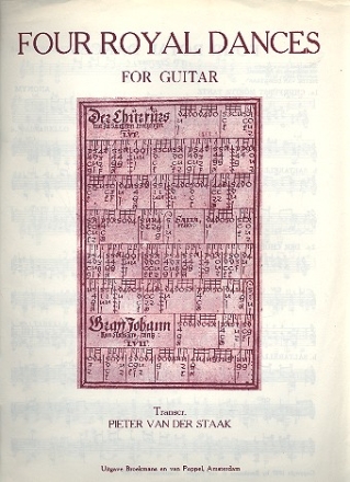 4 Royal Dances for guitar