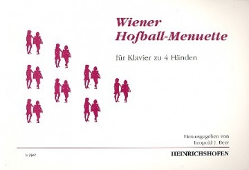 Wiener Hofball-Menuette fr Klavier zu 4 Hnden