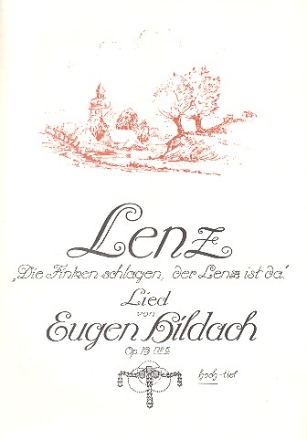 Lenz op.19,5 de hohe Singstimme und Klavier