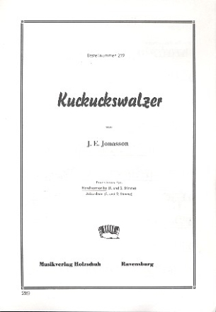 Kuckuckswalzer fr diatonische Handharmonika (mit 2. Stimme)