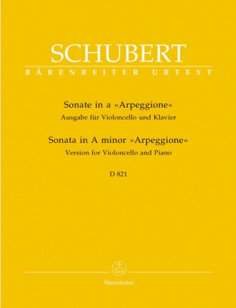 Sonate a-Moll D821 fr Violoncello und Klavier