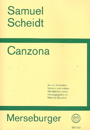 Canzona fr 4 Trompeten (Violinen) Partitur