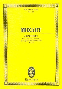Konzert D-Dur KV271a fr Violine und Orchester Studienpartitur