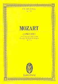 Konzert D-Dur KV271a fr Violine und Orchester Studienpartitur
