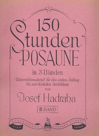 150 Stunden Posaune Band 3 Unterrichtsmaterial fr den ersten Anfang