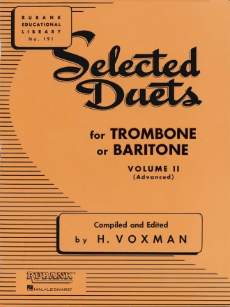 Selected Duets vol.2 for 2 trombones (baritones) score