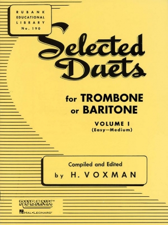 Selected Duets vol.1 for trombones (baritone)