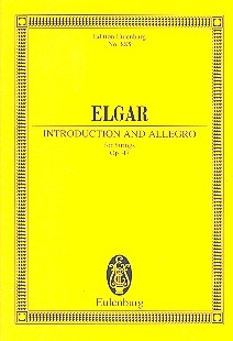Introduction and allegro op.47 for strings,  miniature score