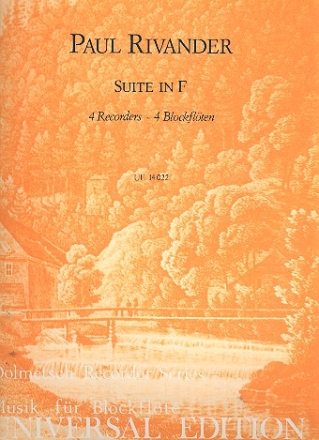 Suite in F for 4 recorders (SATB or SAAB), score