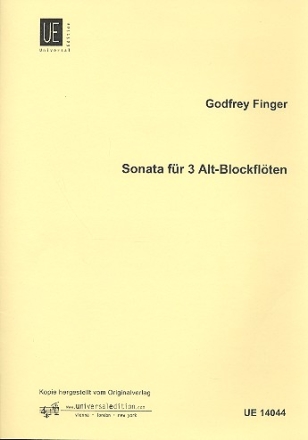 Sonata for 3 recorders (AAA) score