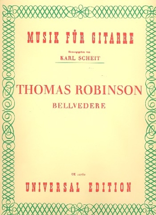 Bellvedere fr Gitarre solo
