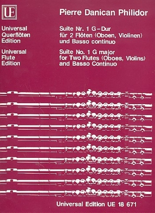 Suite G-Dur Nr.1 fr 2 Flten (Oboen, Violinen) und Bc
