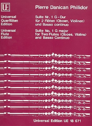 Suite G-Dur Nr.1 fr 2 Flten (Oboen, Violinen) und Bc
