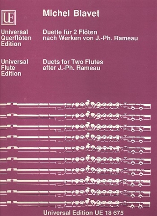 Duette fr 2 Flten nach Werken von J. Ph. Rameau