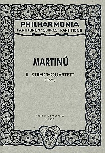 Streichquartett Nr.2 studienpartitur (1925)