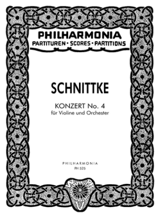 Konzert Nr.4 fr Violine und Orchester Studienpartitur