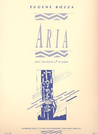 Aria  pour clarinette et piano