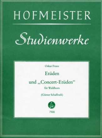 Etüden und Konzert-Etüden für Waldhorn