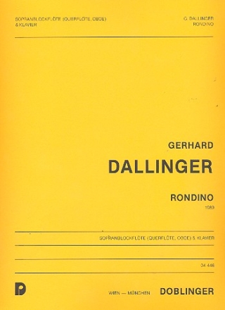 Rondino fr Sopranblockfloete (Flte, Oboe) und Klavier