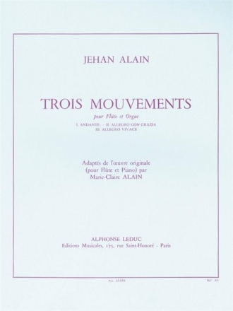 3 mouvements pour flute et orgue