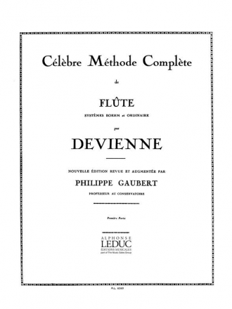 Clbre Mthode Complte de flte vol.1 Systme Boehm et ordinaire