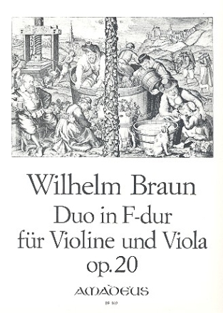 Duo F-Dur op.20 fr Violine und Viola Stimmen
