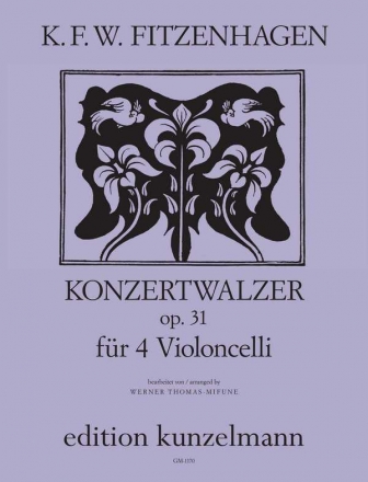 Konzertwalzer op.31 fr 4 Violoncelli Stimmen